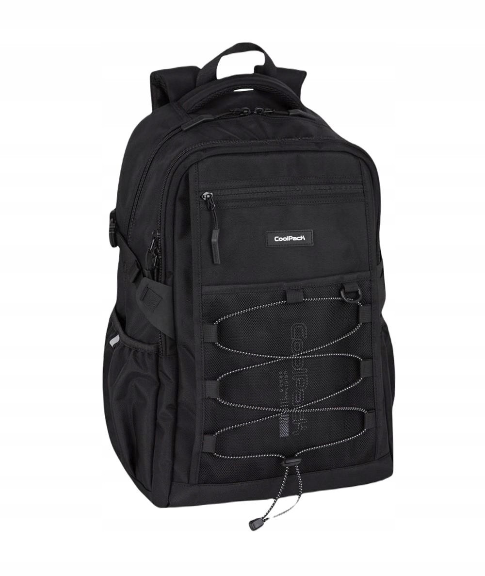 Športový batoh CoolPack Trek Black - ideálny pre prácu aj voľný čas